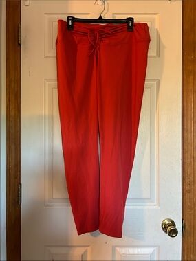 Women's Red Yoga Pants